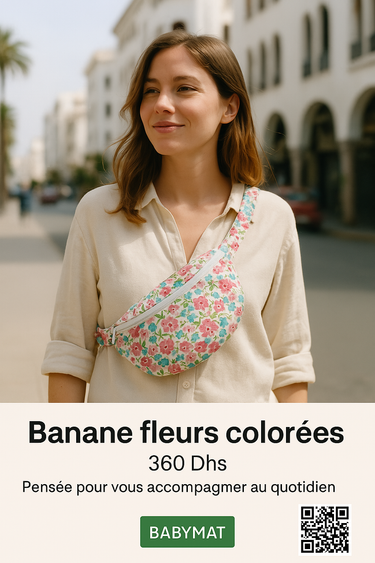 Banane - Fleurs Colorées